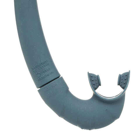 FRD 500 Freediving snorkel, flexible - storm grey