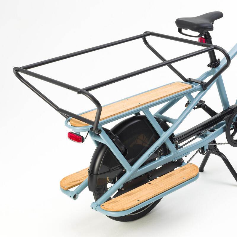 Vélo cargo électrique longtail Decathlon R500 : avis, prix et test