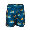 Baby Swim Shorts Dark Blue Tiger Print