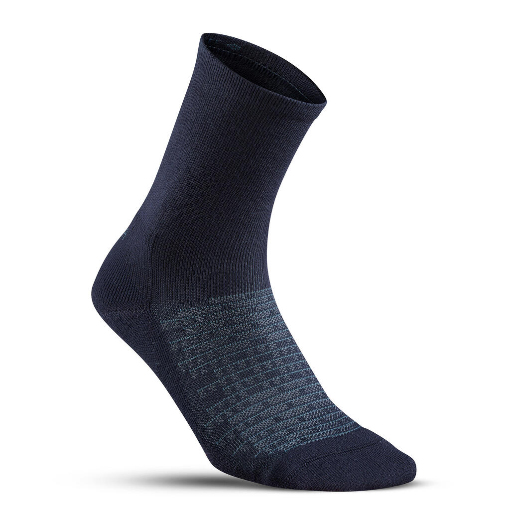 Chaussette Hike 100 High  - Gris et Bleu - Lot de 2 paires