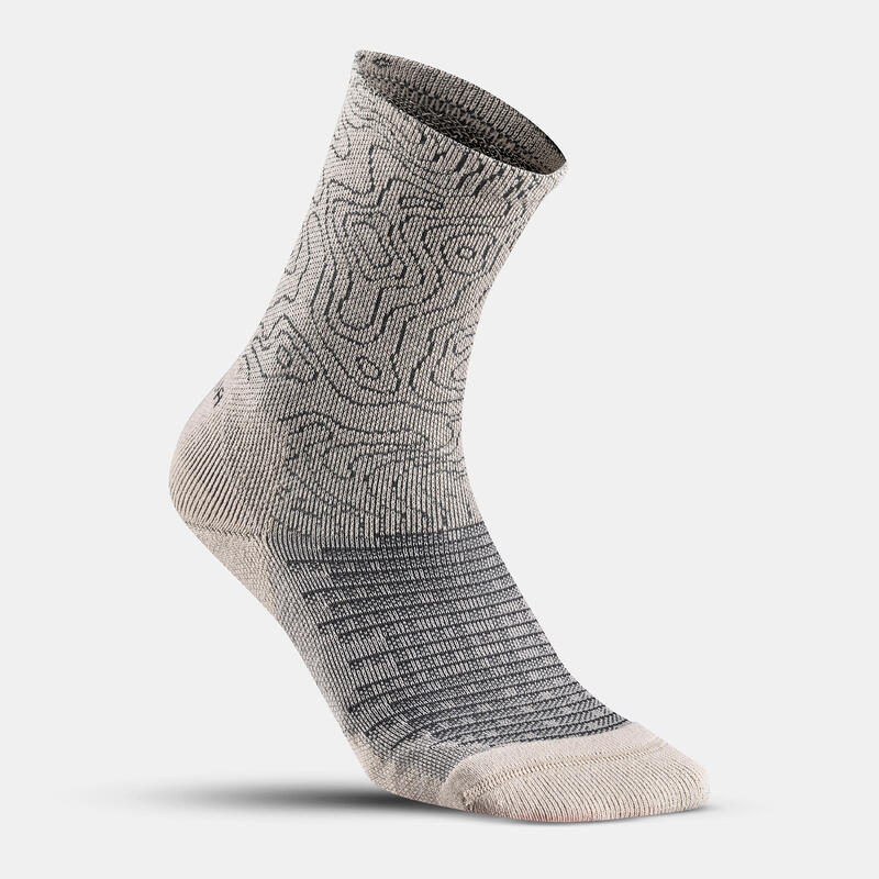 Chaussette Hike 100 High  - Série Limitée Grise - Lot de 2 paires