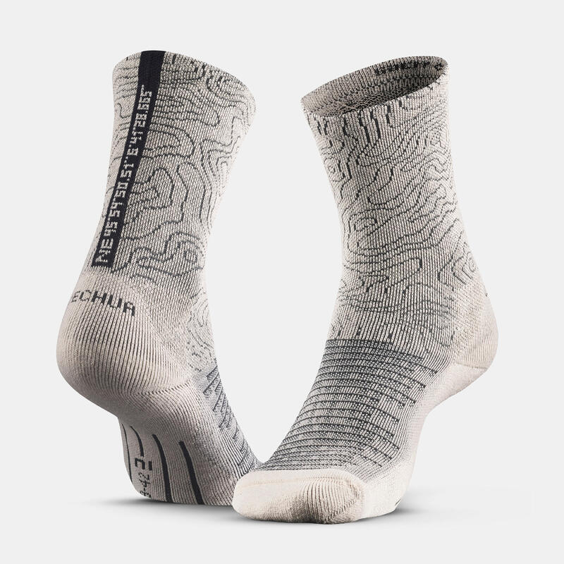 Chaussette Hike 100 High  - Série Limitée Grise - Lot de 2 paires