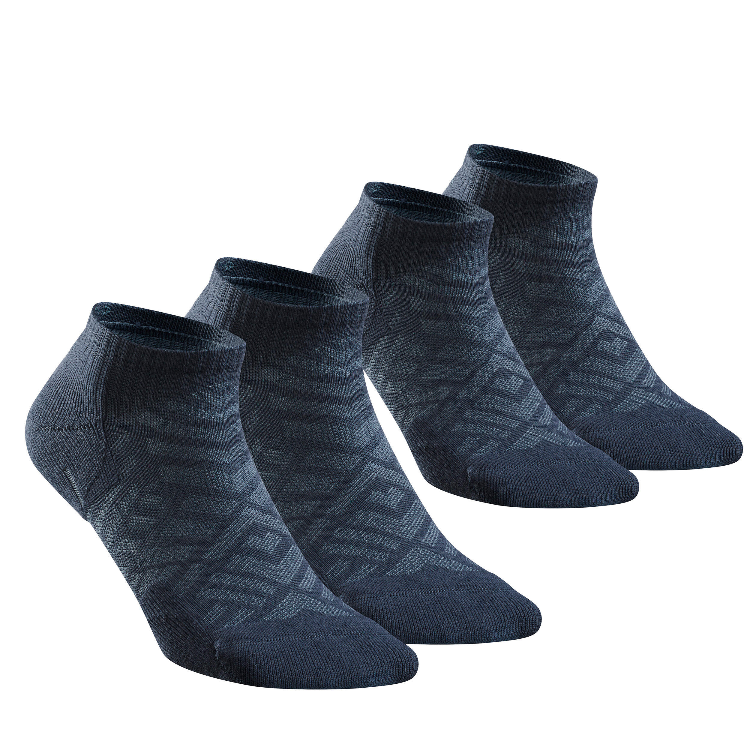 QUECHUA Sock Hike 100 Low  2-Pack - navy