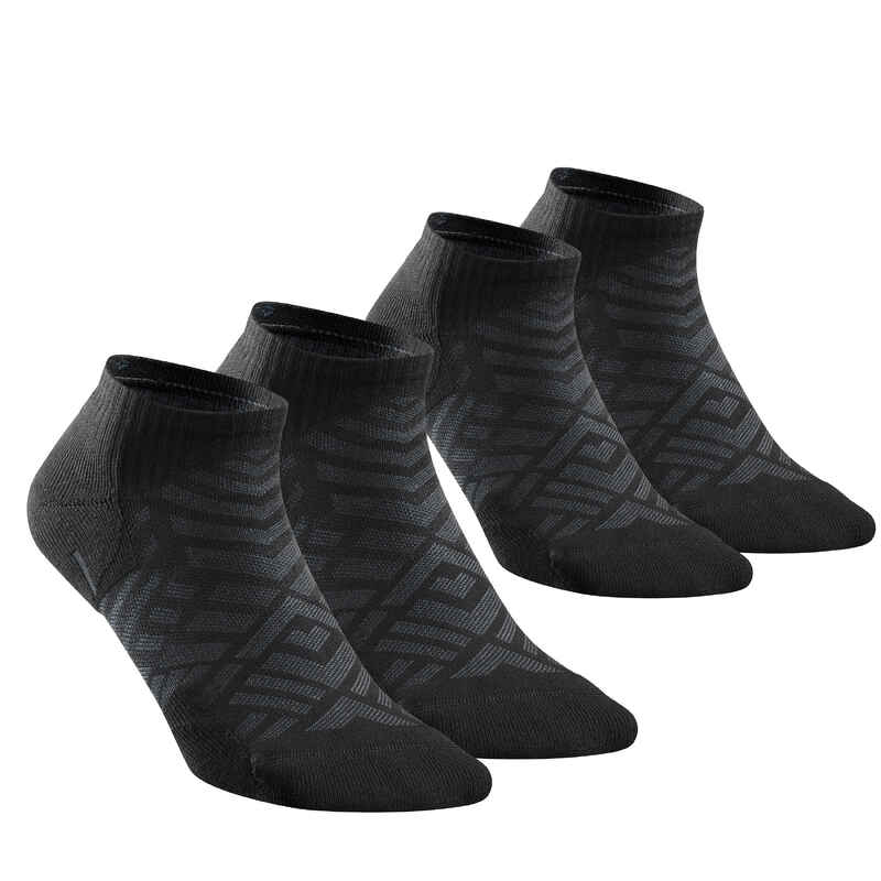 Чорапи за преходи hike 100 low, 2 чифта QUECHUA