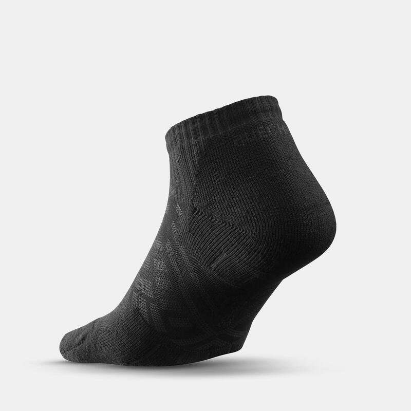 Wandersocken niedrig 2 Paar - Hike 100 schwarz