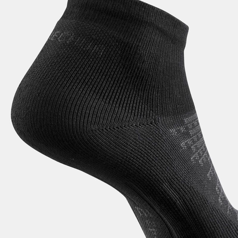 Halfhoge sokken Hike 100 zwart 2 paar