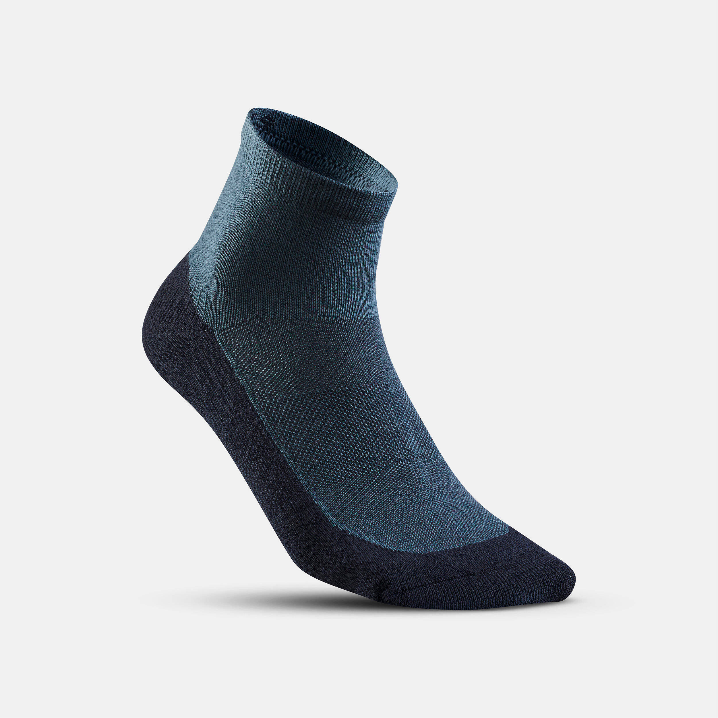 Unisex Quick Dry Mid Ankle Socks 2 Pairs Blue - NH50 -  3