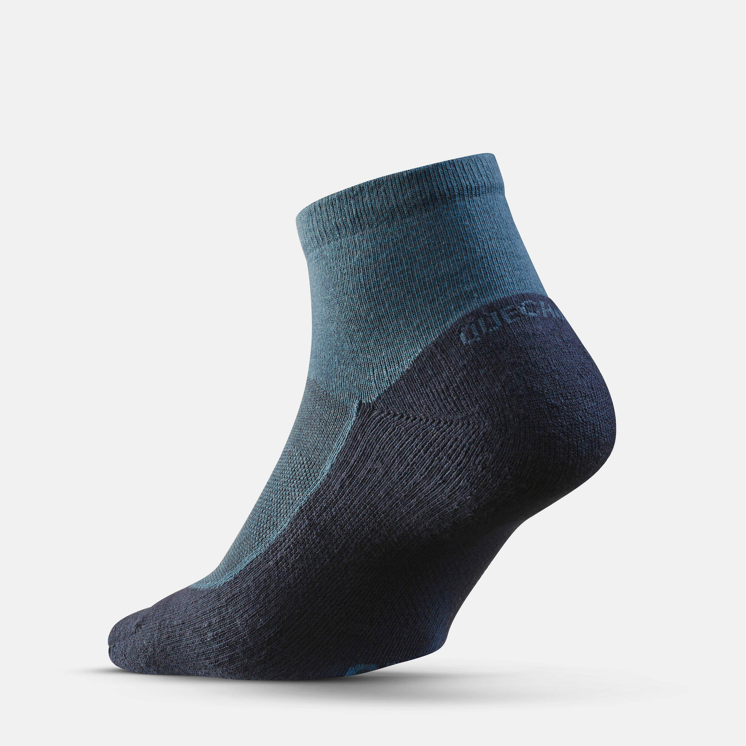 Unisex Quick Dry Mid Ankle Socks 2 Pairs Blue - NH50 -  4
