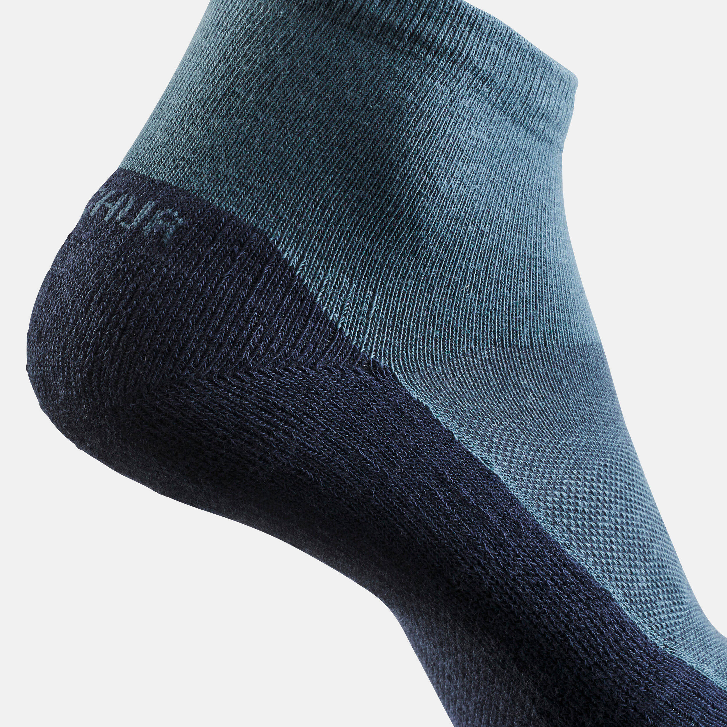 Unisex Quick Dry Mid Ankle Socks 2 Pairs Blue - NH50 -  5