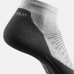 Sock Hike 100 Mid - Pack of 2 pairs - Coral and Grey