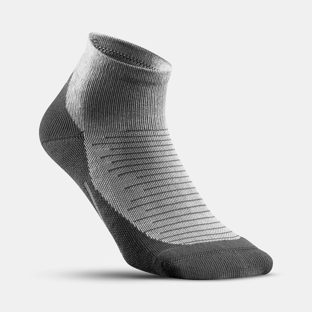 Chaussette Hike 100 Mid - Rose et Gris- Lot de 2 paires