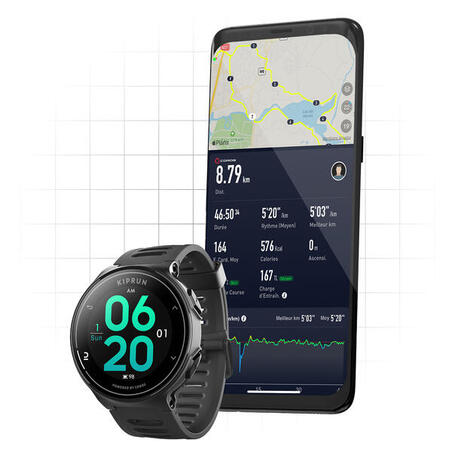 Смарт-годинник GPS 500 Coros чорний/сірий