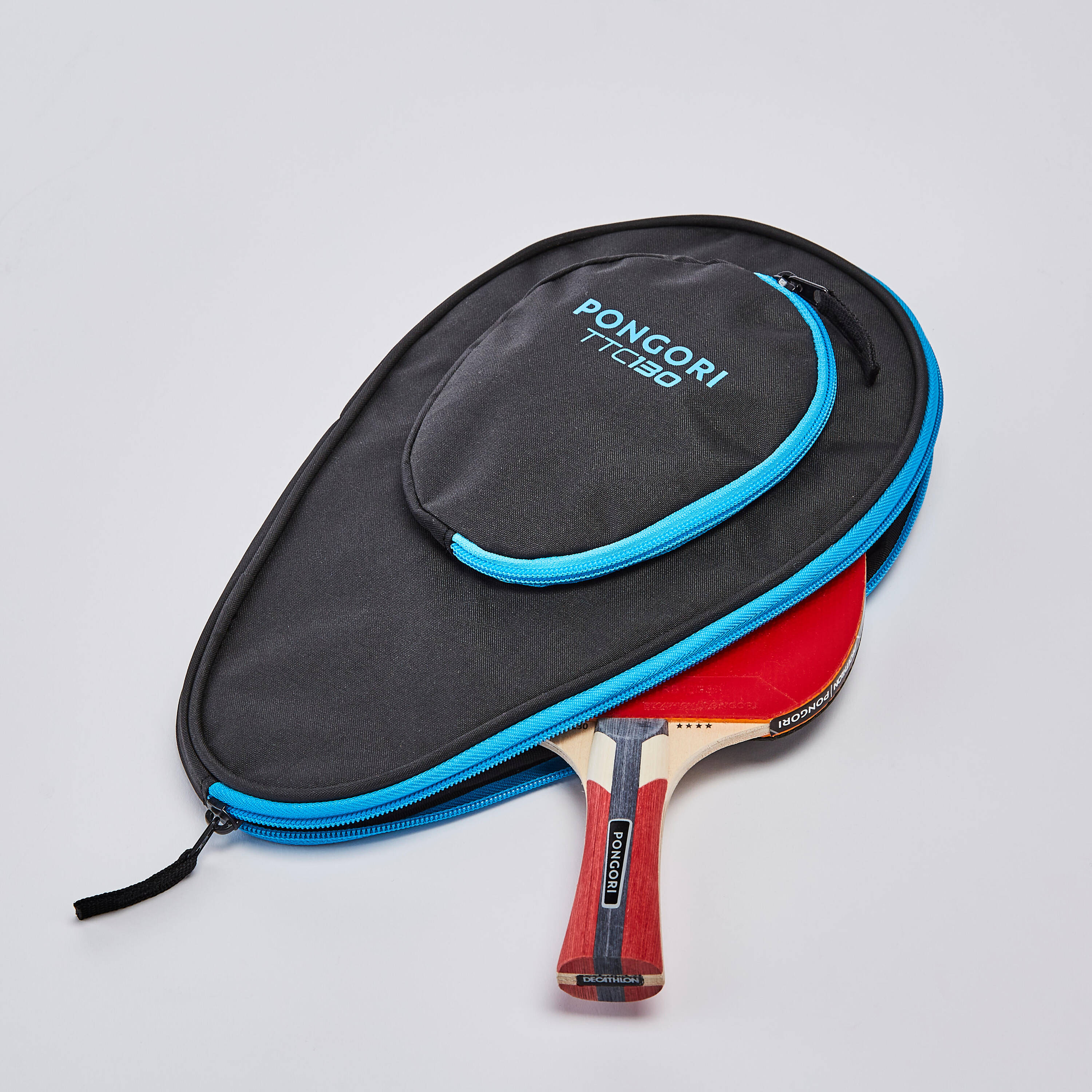 Table Tennis Bat Cover TTC 130 - Black -  3