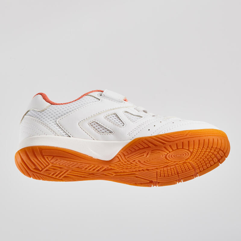 TABLE TENNIS SHOES TTS 500 JUNIOR WHITE CORAL