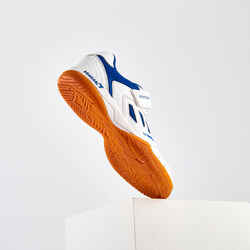 TABLE TENNIS SHOES TTS 500 JUNIOR WHITE BLUE