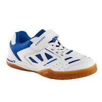 Chaussures de Tennis de Table Enfant TTS 500 Enfant - Blanc/Bleu