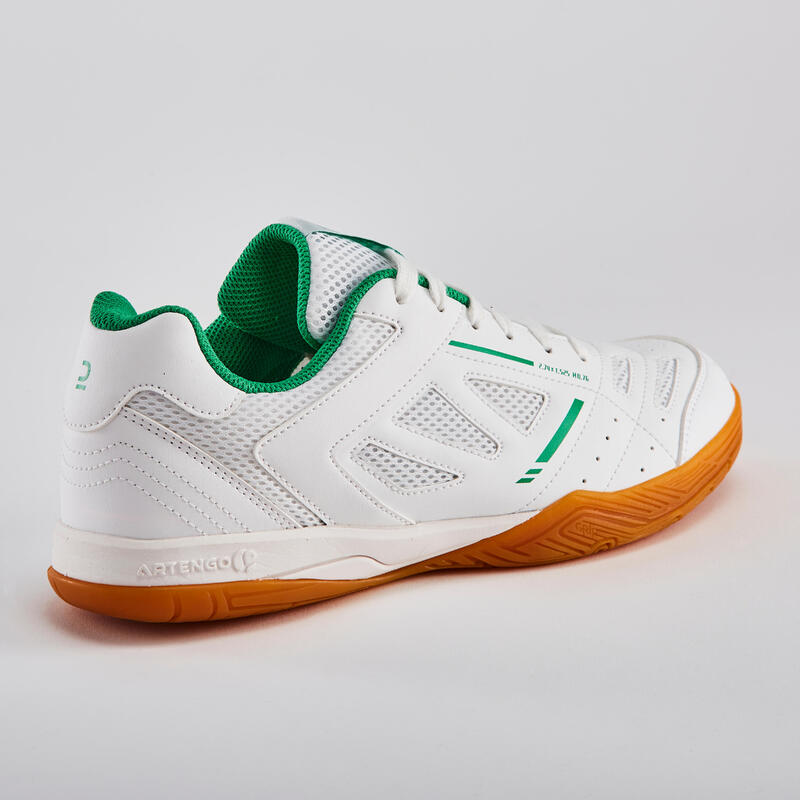 Table Tennis Shoes TTS 500 New - White/Green