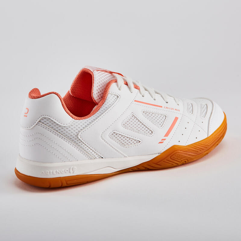 Table Tennis Shoes TTS 500 New - White/Coral