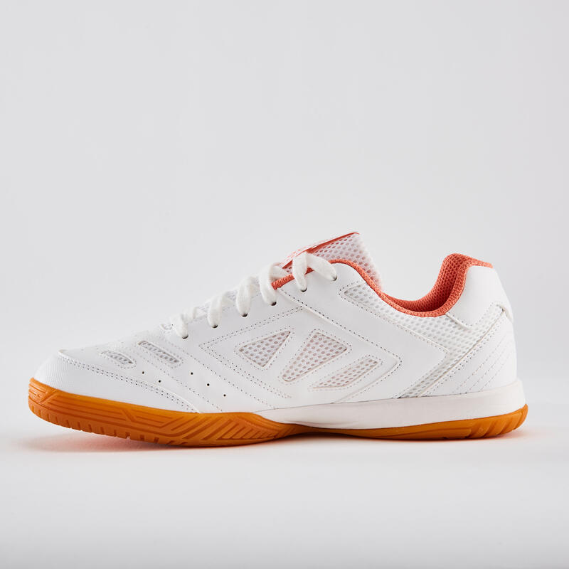 Table Tennis Shoes TTS 500 New - White/Coral