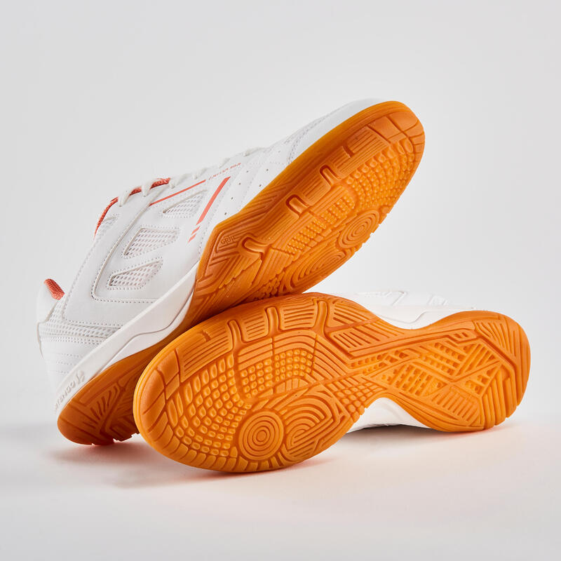 Table Tennis Shoes TTS 500 New - White/Coral