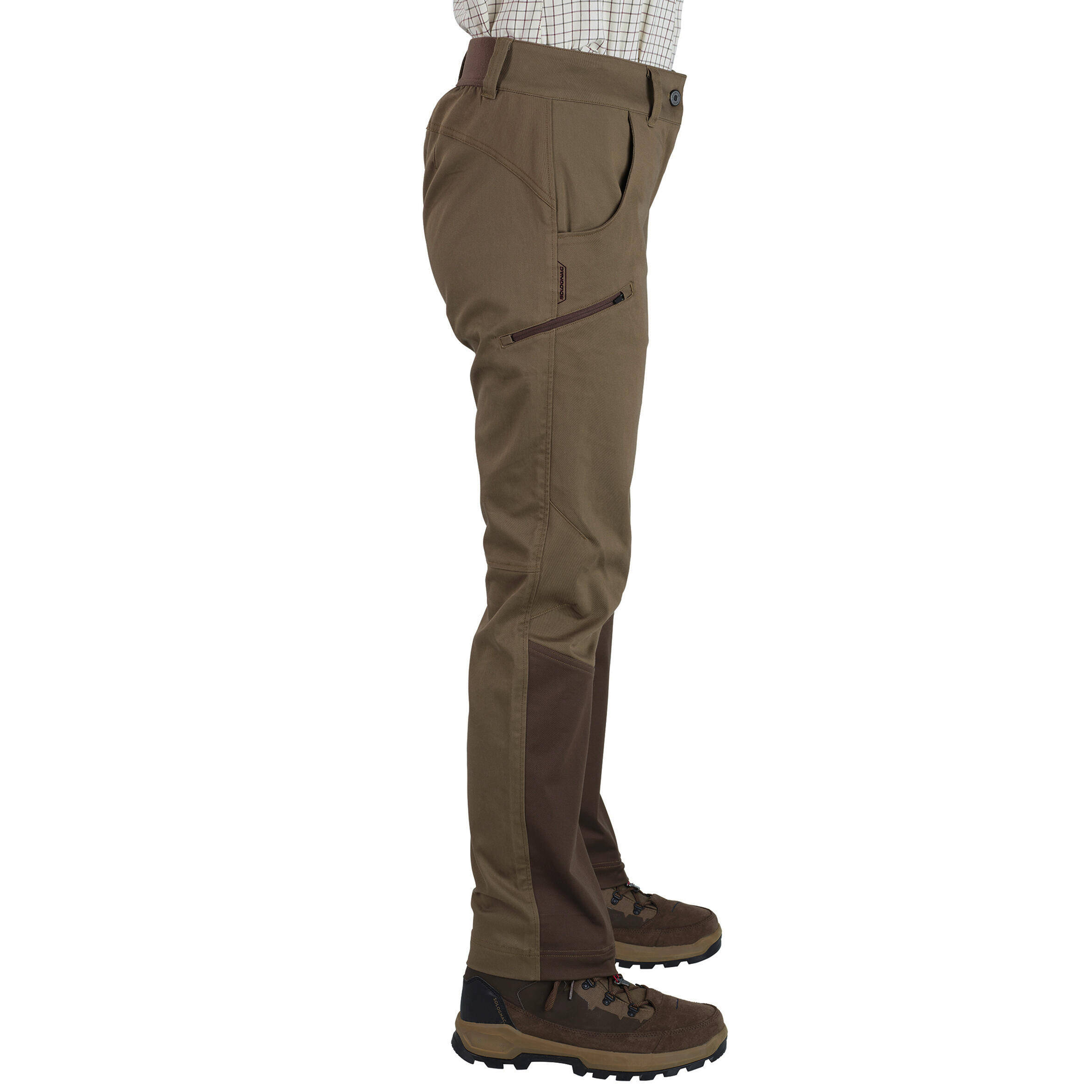 Women’s breathable trousers 500 brown -  5