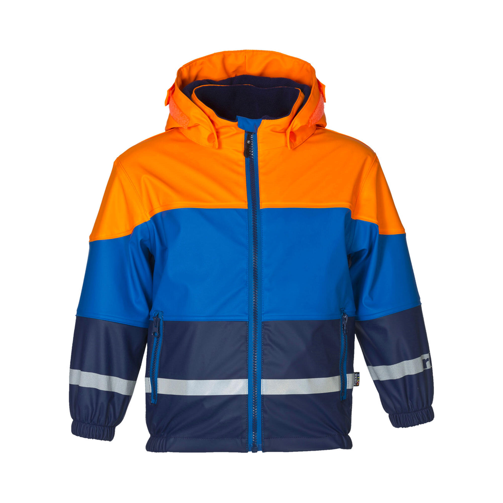 WATERPROOF WINTER HIKING JACKET - RUKKA MOGLI NAVY - CHILDREN 2-9 YRS