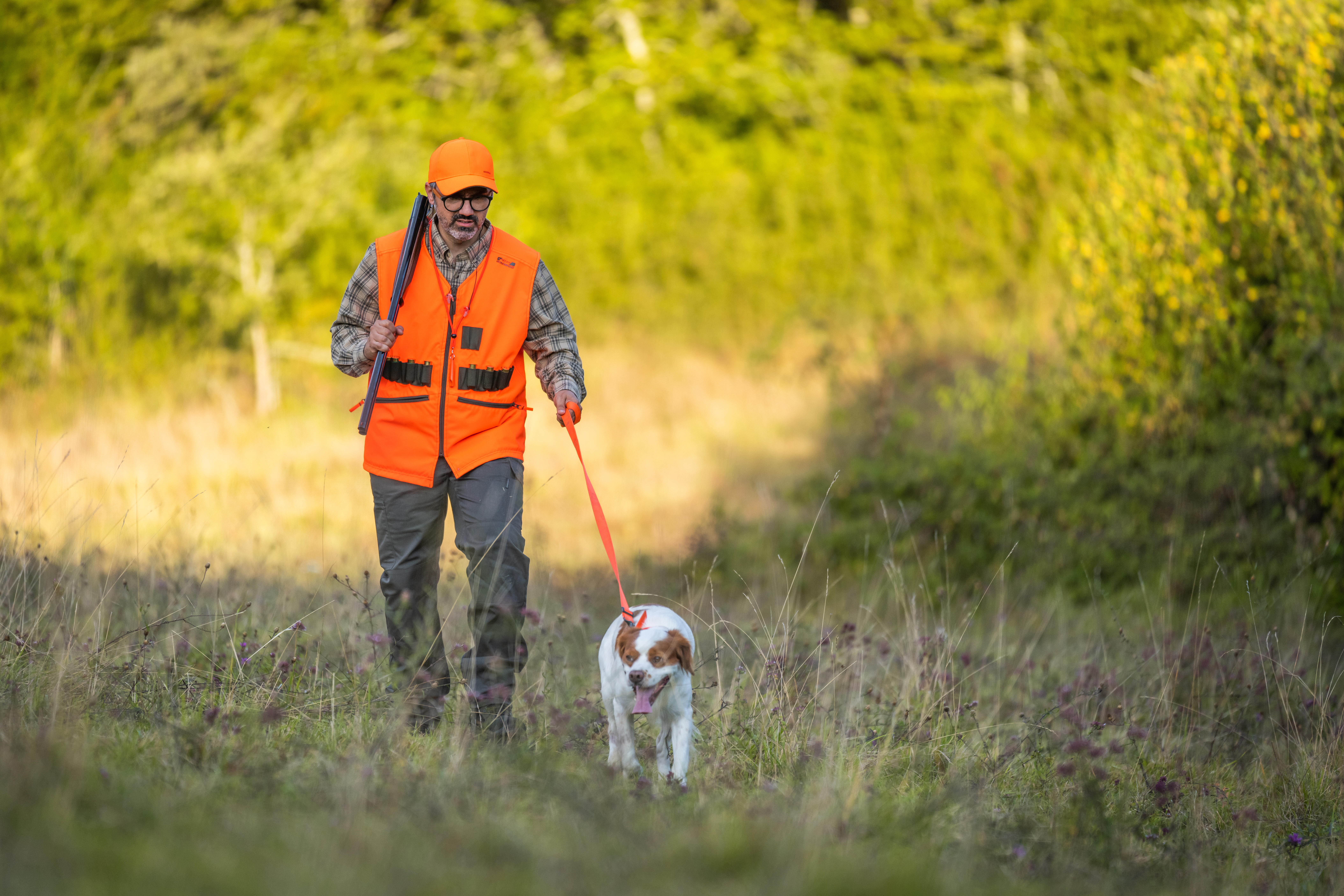 CASQUETTE CHASSE SUPERTRACK ORANGE - SOLOGNAC
