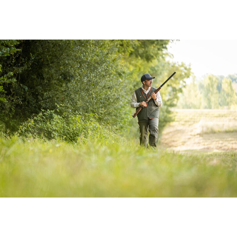 Lovecká oboustranná vesta Steppe 300 zelená 