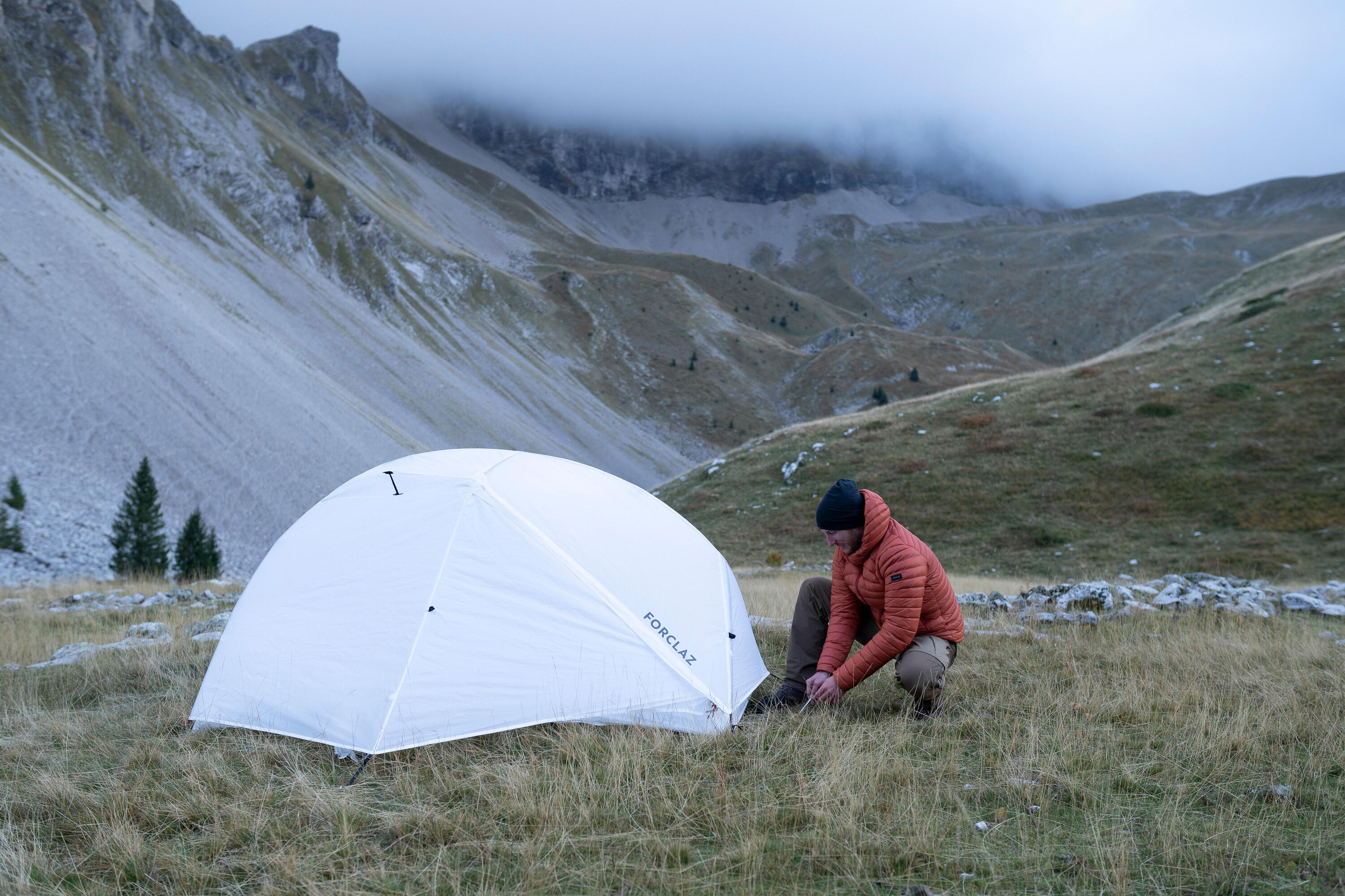 Tienda de campaña domo 2 personas trekking Forclaz MT900 Minimal Editions 9/12
