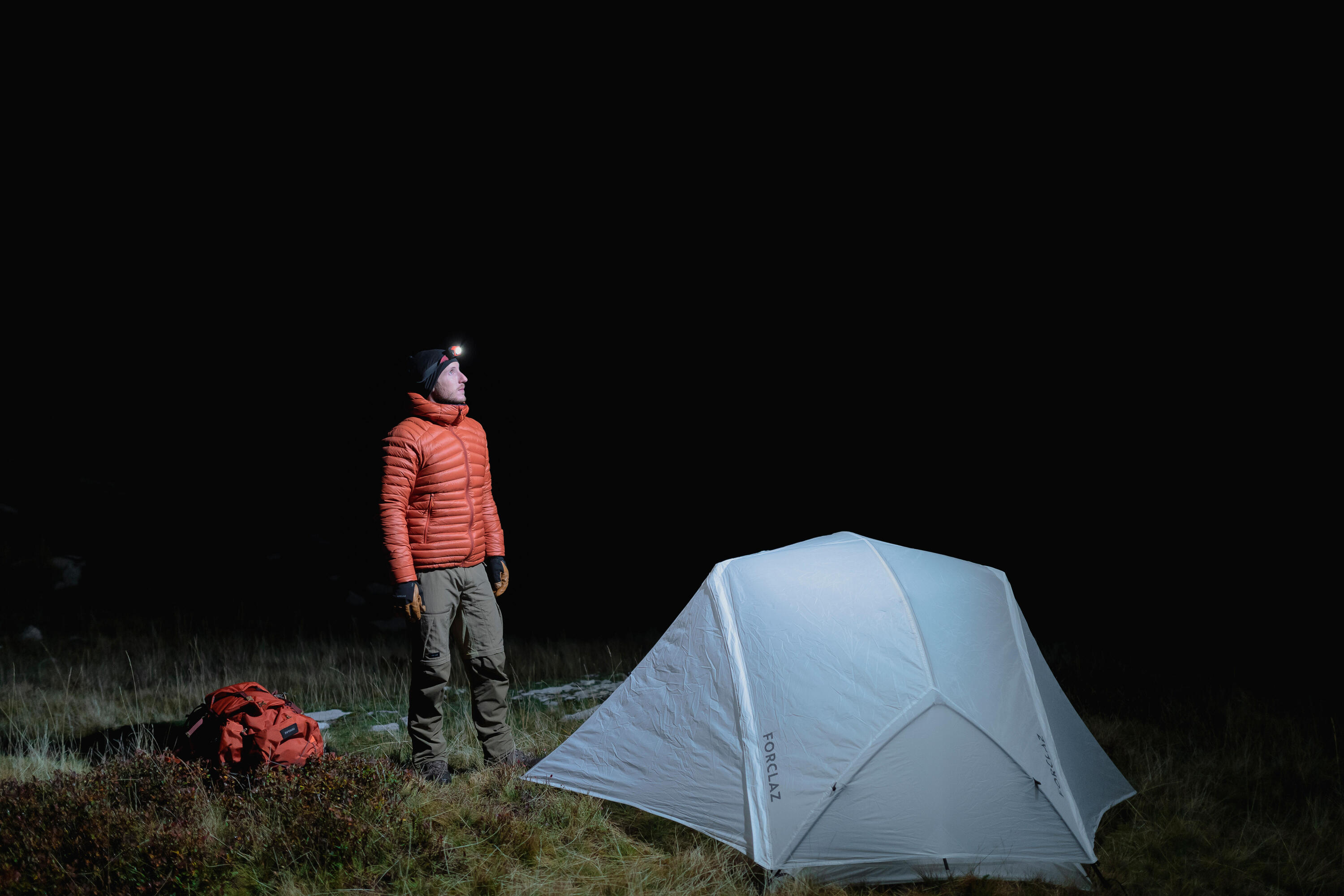 Tienda de campaña domo 2 personas trekking Forclaz MT900 Minimal Editions 10/12
