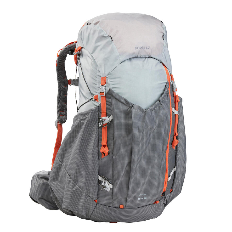 Women's Trekking 45+10L Backpack MT900 UL Decathlon