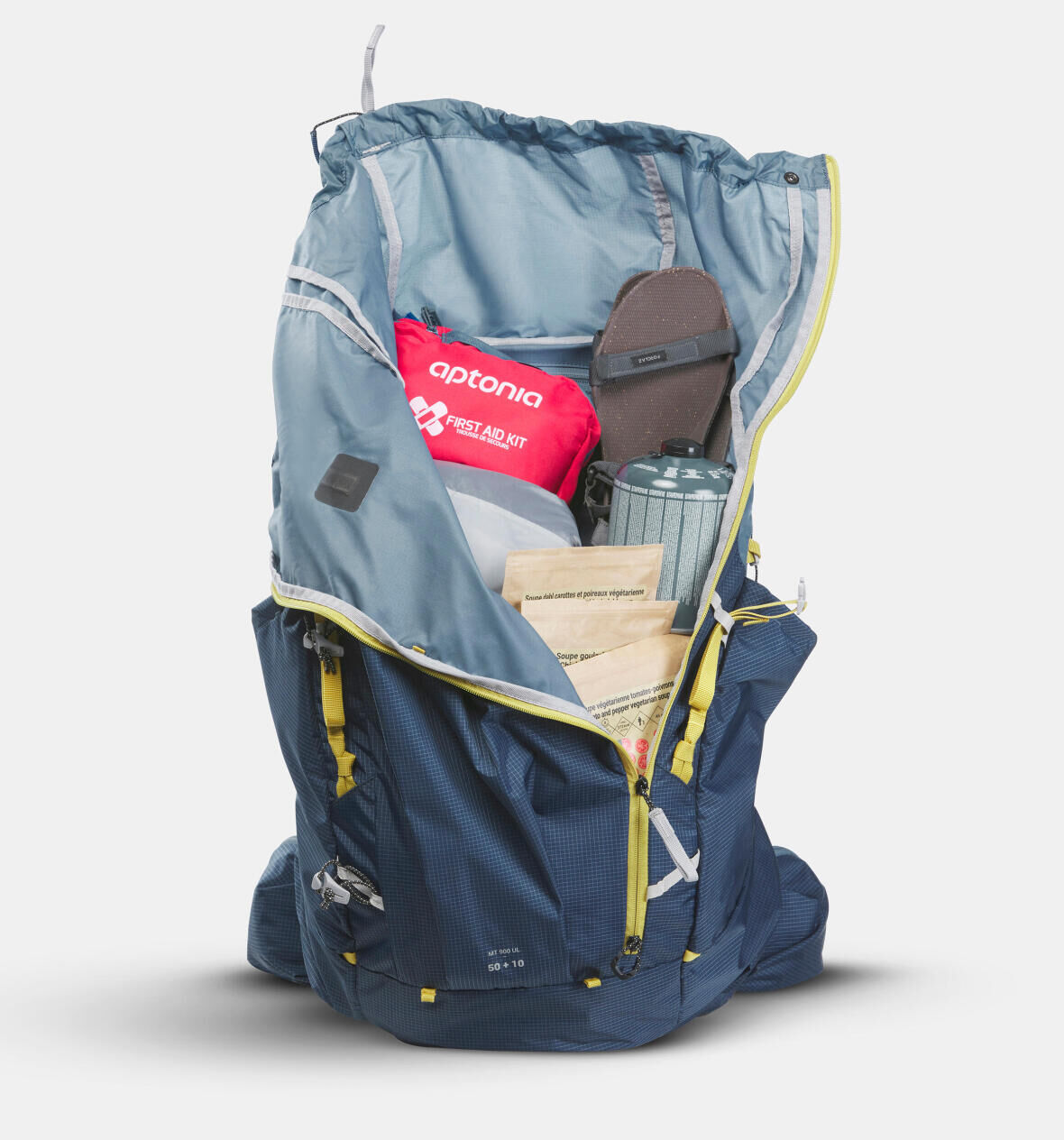 Como encher corretamente a mochila de trekking?