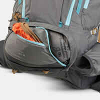 Mochila de montaña y trekking 55L+10L Forclaz MT500 con funda impermeable