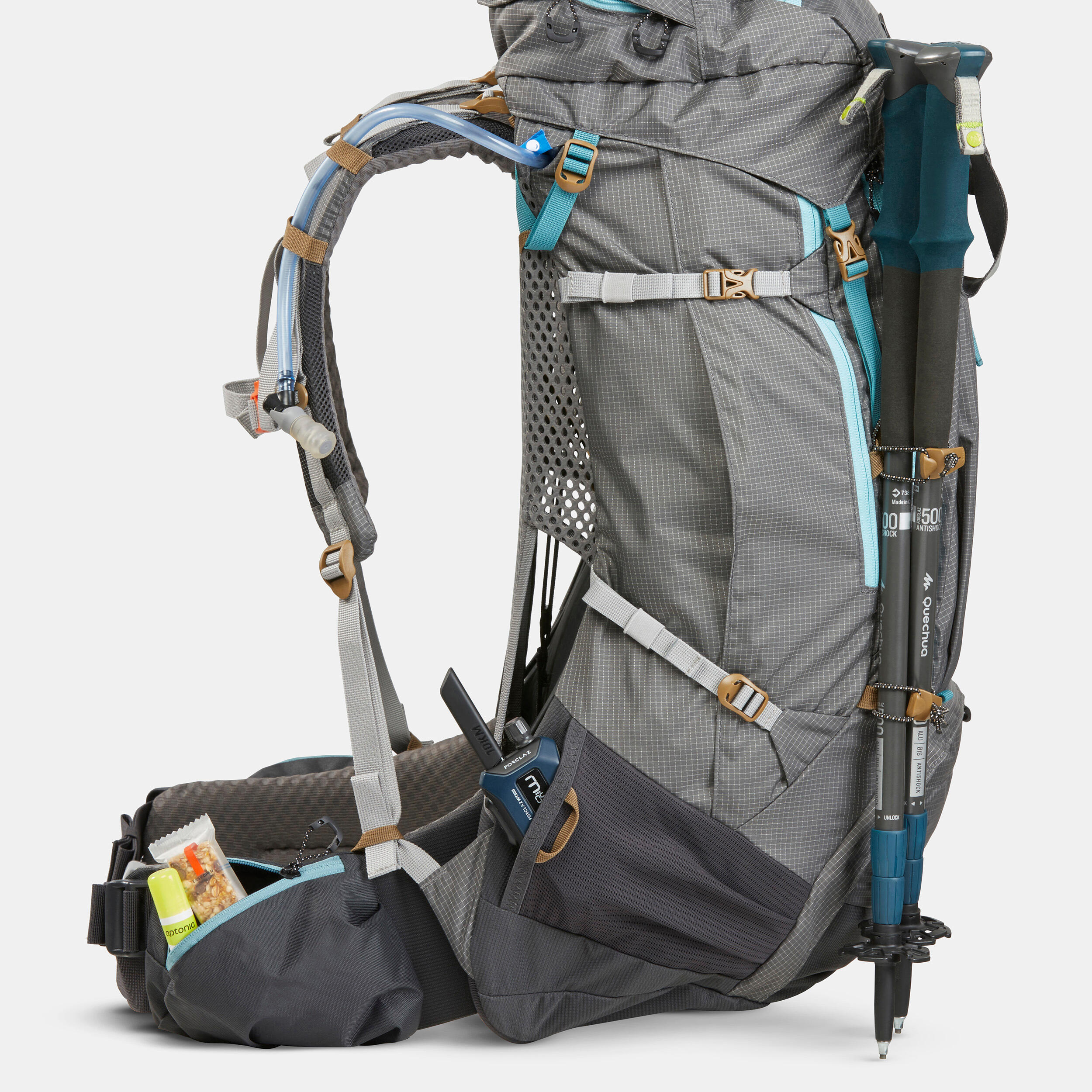 FORCLAZ Trekkingrugzak voor dames MT500 AIR 55 10 liter Decathlon