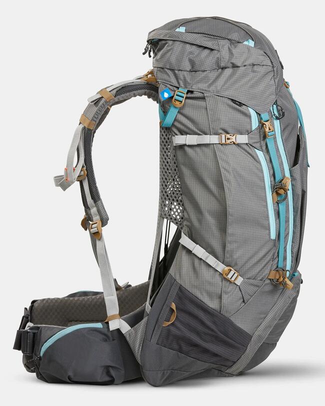 Women s Trekking Backpack 55 10 L MT500 AIR FORCLAZ Decathlon