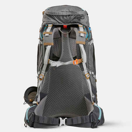 Mochila de montaña y trekking 55L+10L Forclaz MT500 con funda impermeable