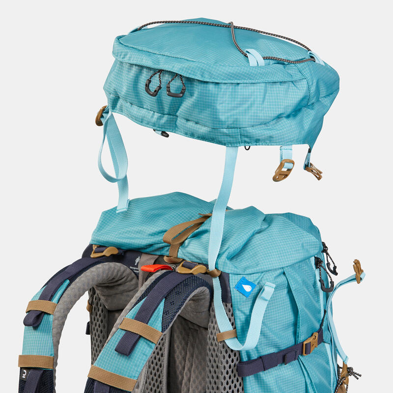 Zaino trekking donna MT500 AIR 45+10L azzurro