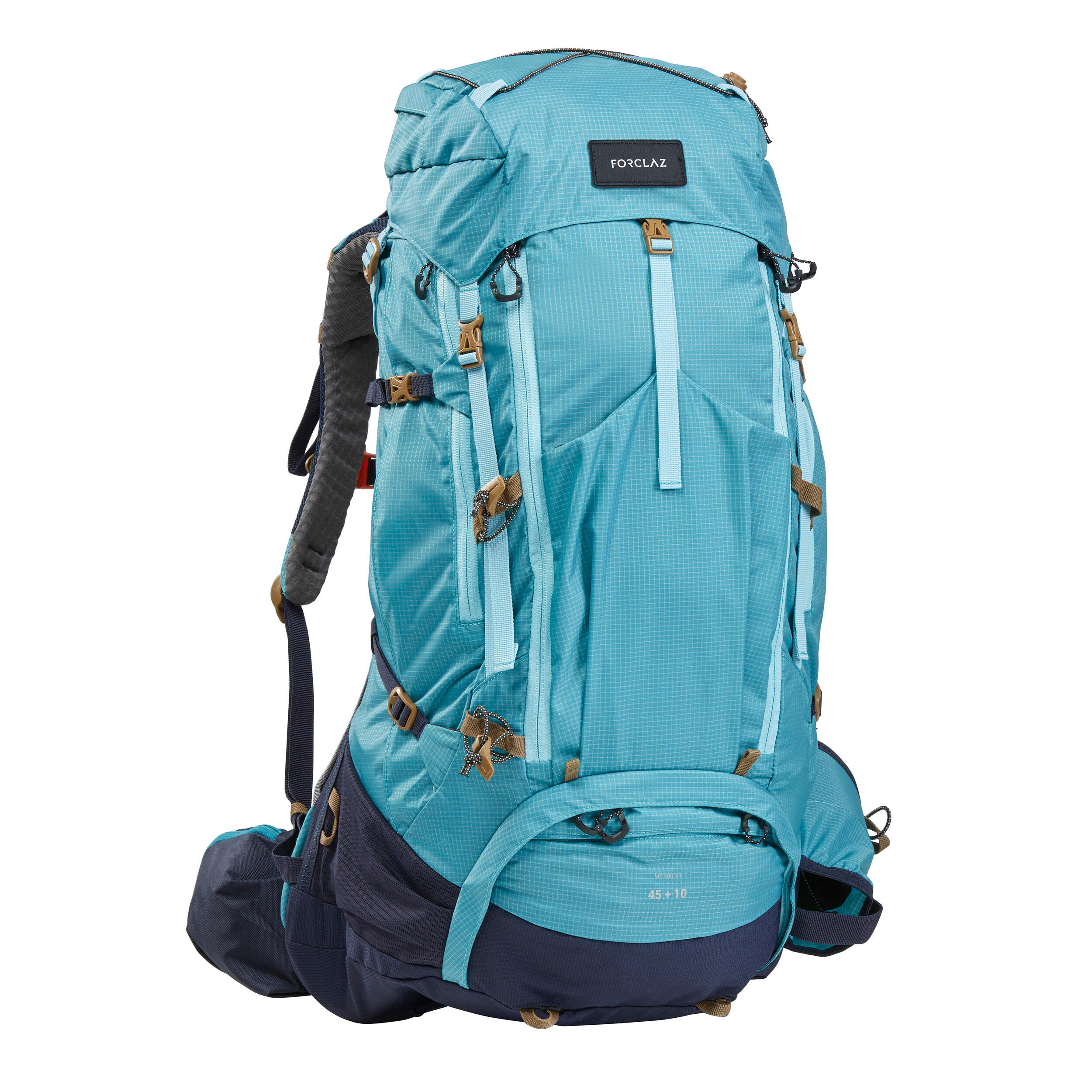 sac à dos de trekking femme 45+10 l - mt500 air - forclaz
