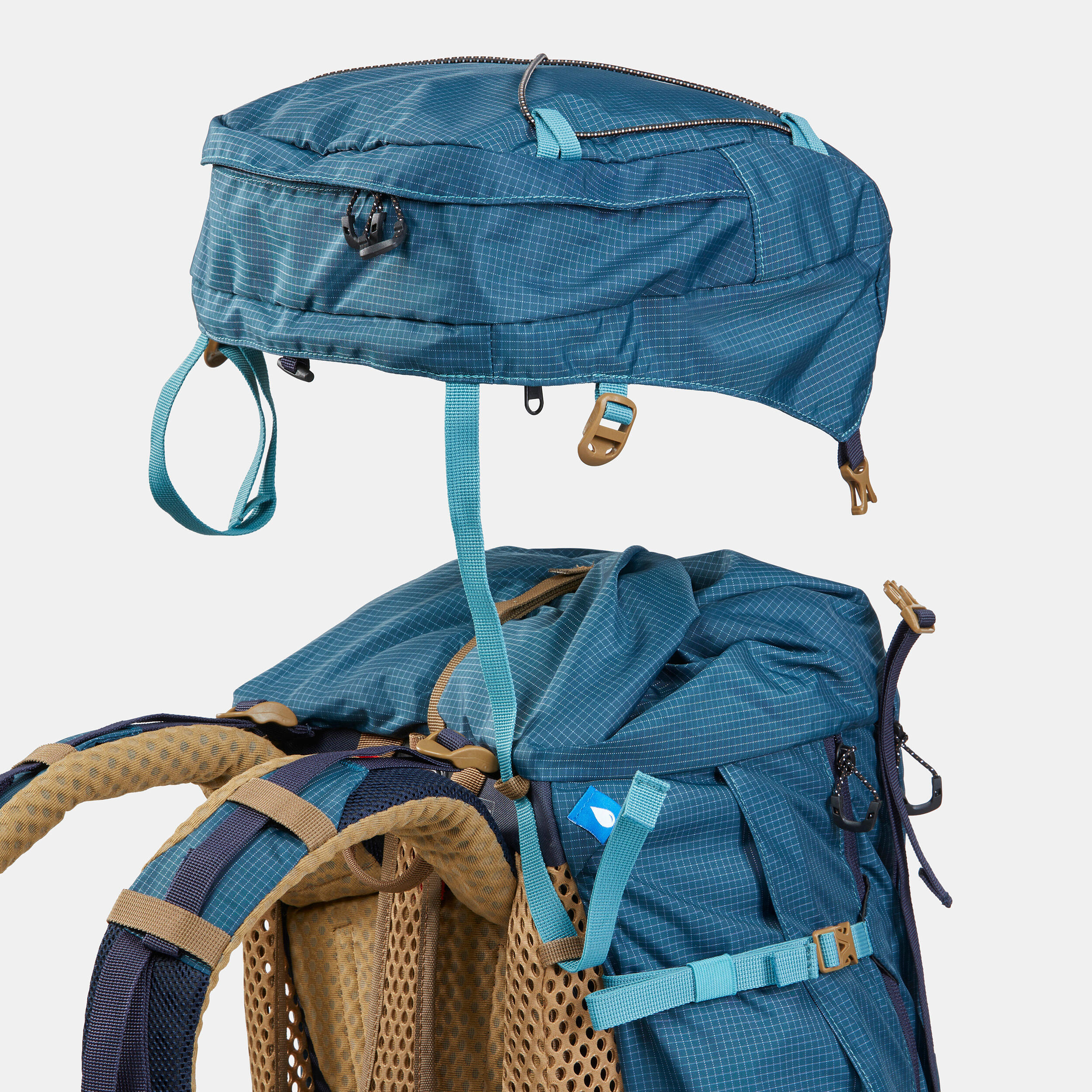 Men's Trekking 50+10 L Backpack MT500 Air 17/18