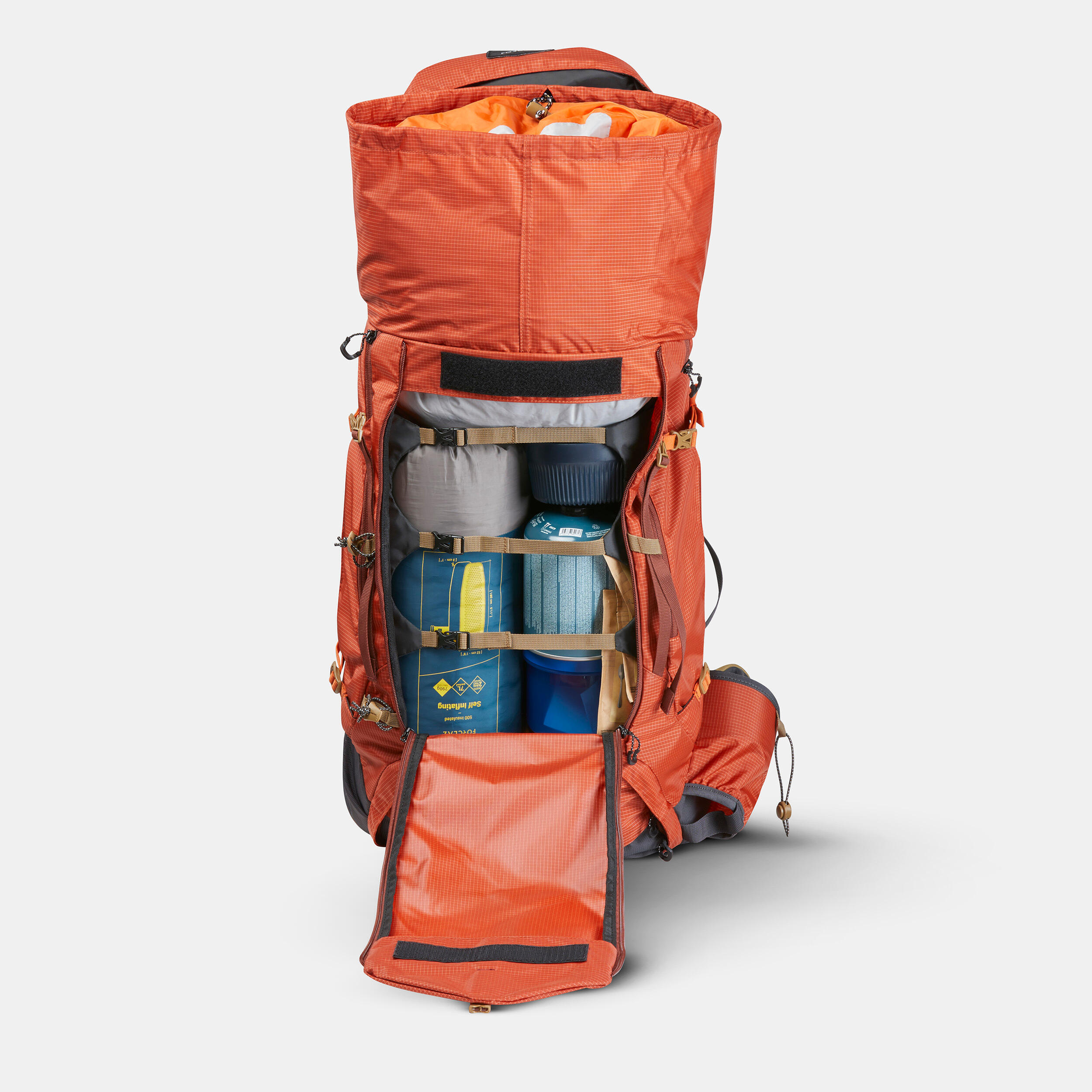 Men's Trekking Backpack 60+10 L - MT500 AIR 8/15