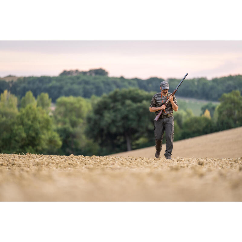 Jagd-Schirmmütze leicht Camouflage grün