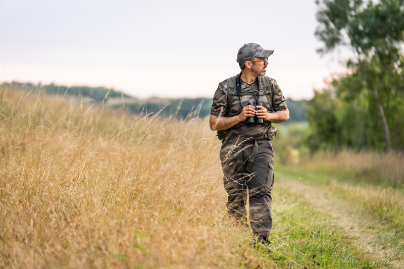 Koszulka outdoor z krótkim rękawem Solognac 100 oddychająca