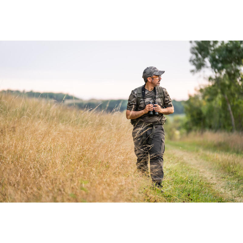 Jagd-Schirmmütze leicht Camouflage grün