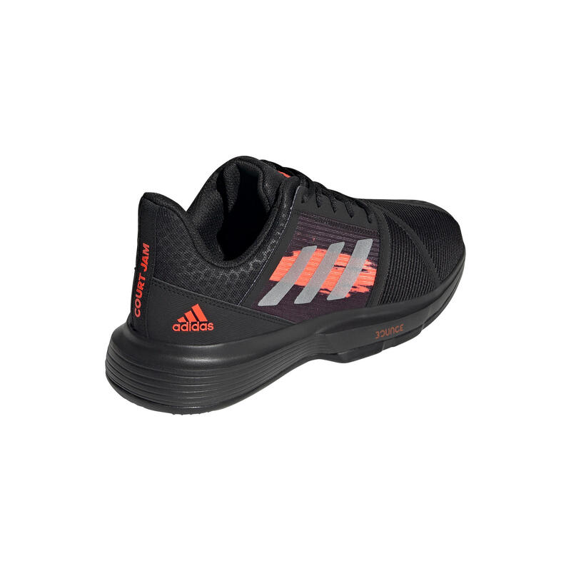 Tennisschuhe Courtjam Sandplatz Herren schwarz