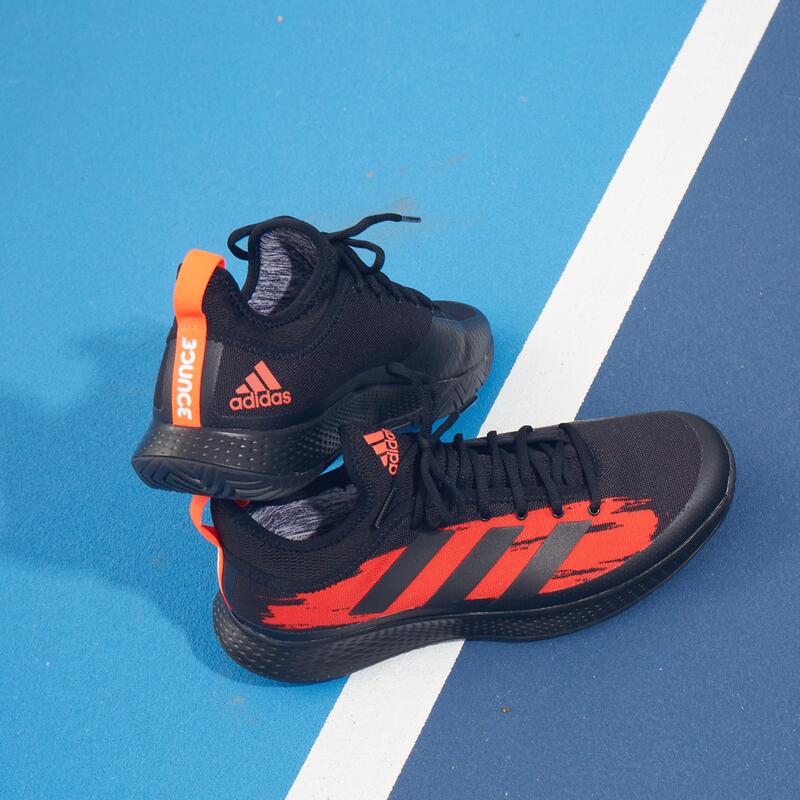 Herren Tennisschuhe - Adidas Defiant Multicourt schwarz
