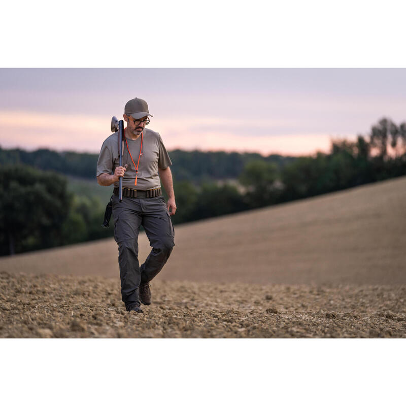 Pantalón De Caza Hombre Solognac 500 Ligero Transpirable Gris