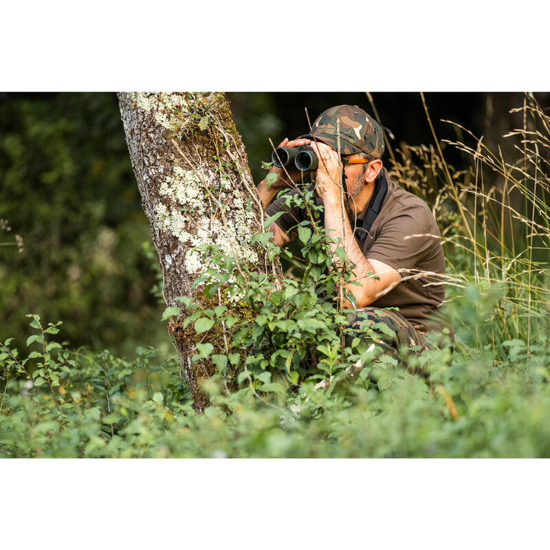 Lovecká kšiltovka 500 maskovací Woodland zeleno-hnědá