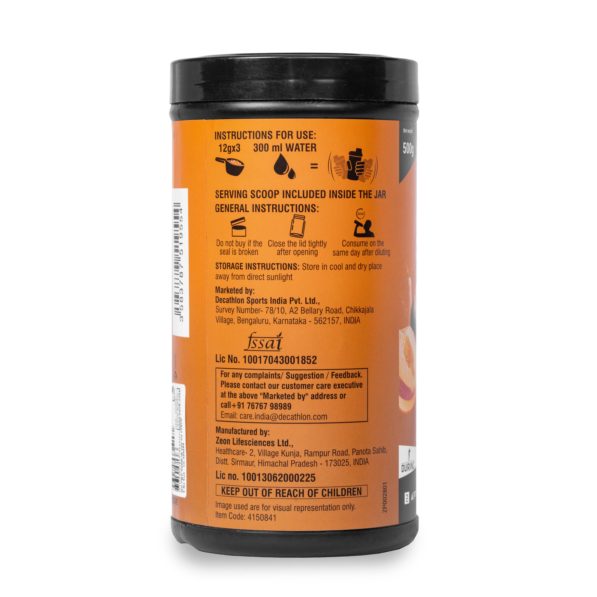 Hydration Powder 500gm - Peach