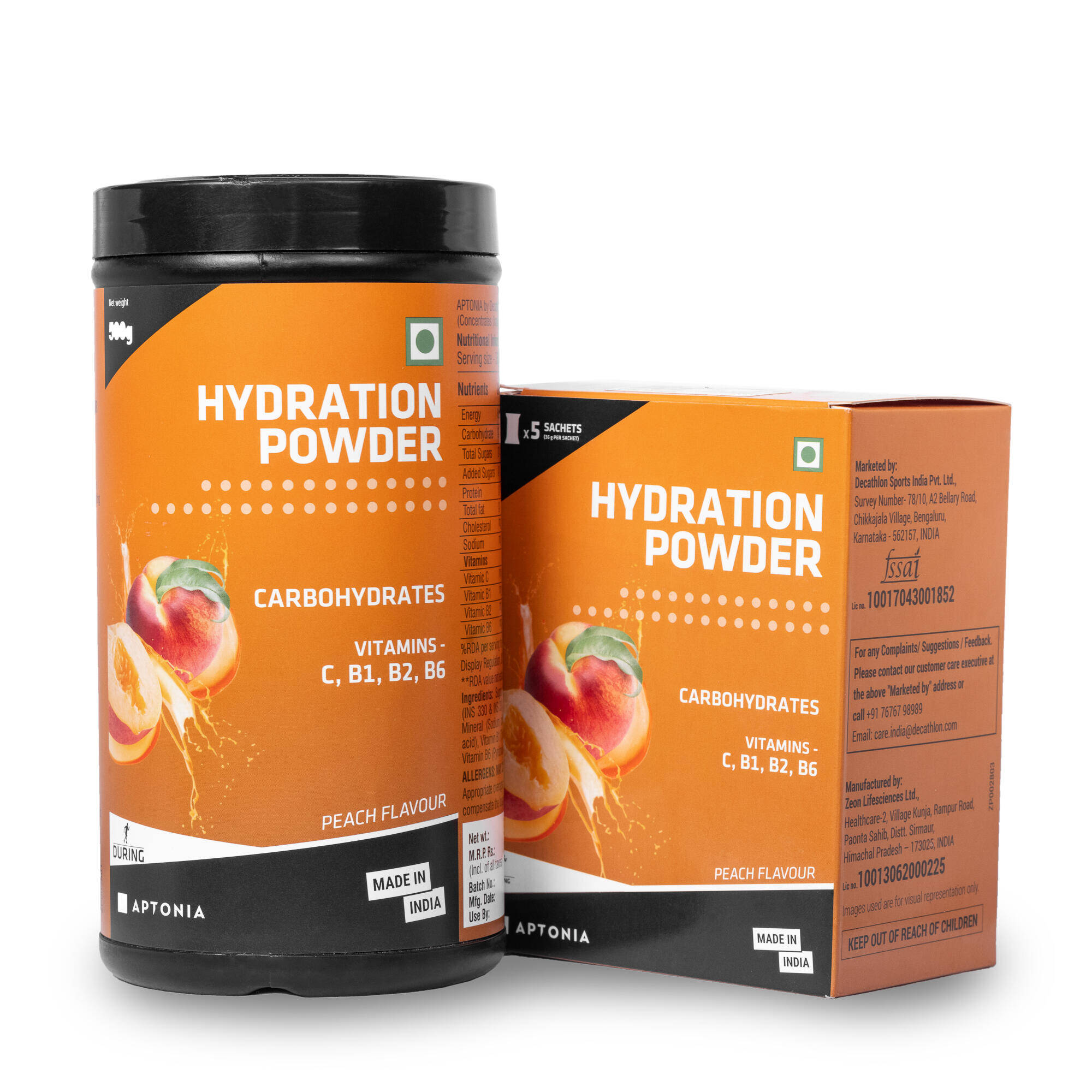 Hydration Powder 500gm - Peach -  2