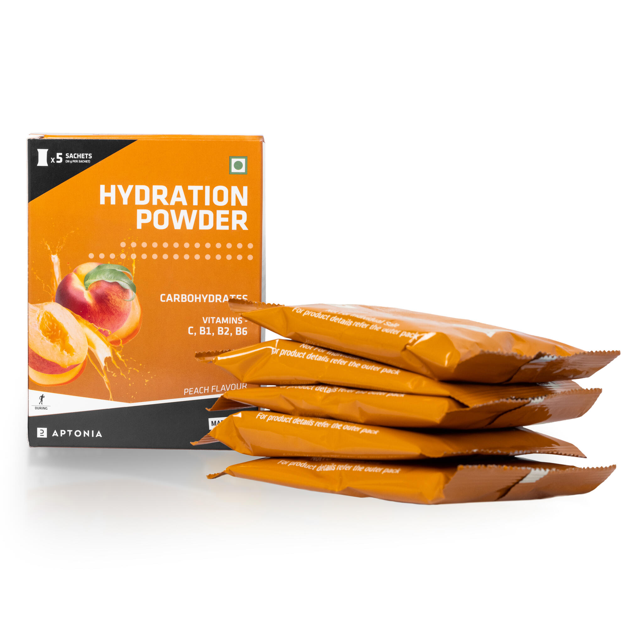 Hydration Powder pack of 5 - Peach